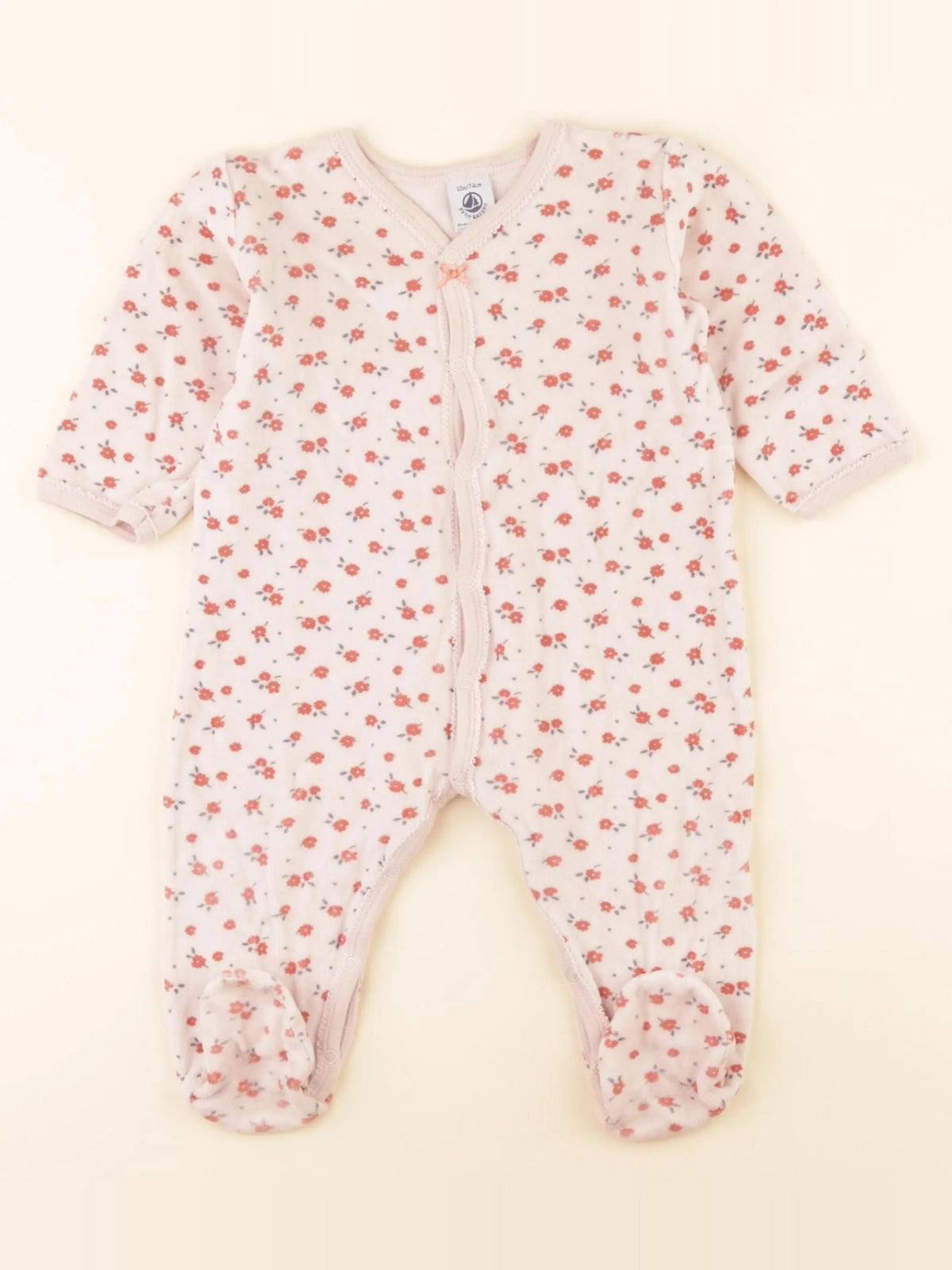 Pyjama velours rose