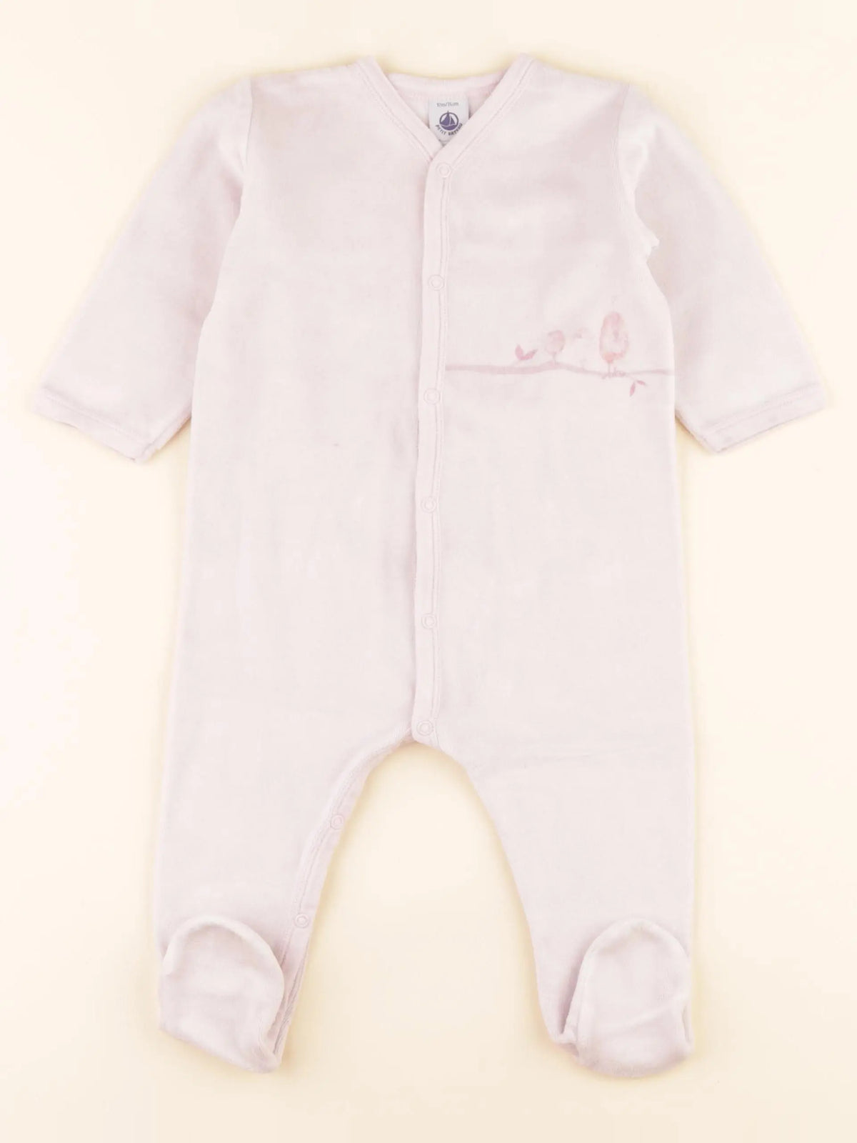 Pyjama velours rose