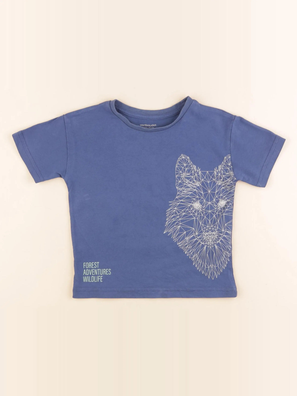Vertbaudet - tee-shirt bleu - 3 ans