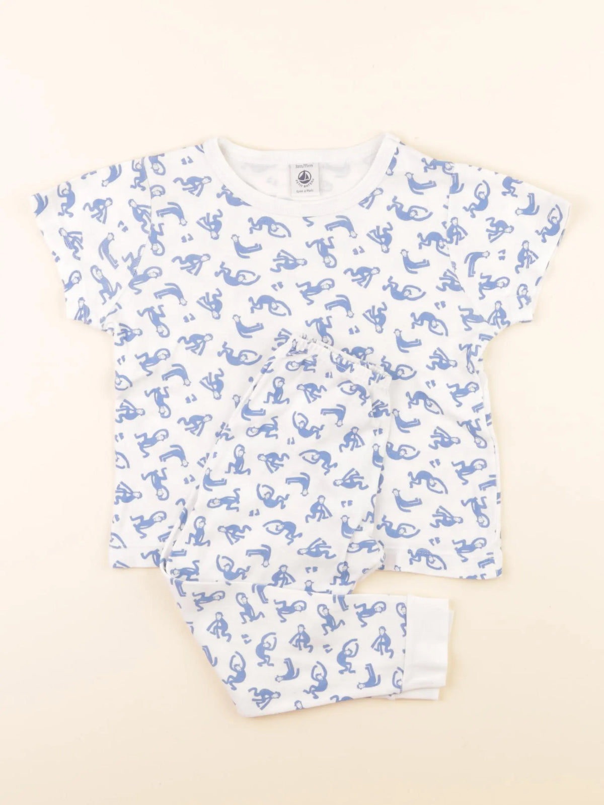 Pyjama coton bleu