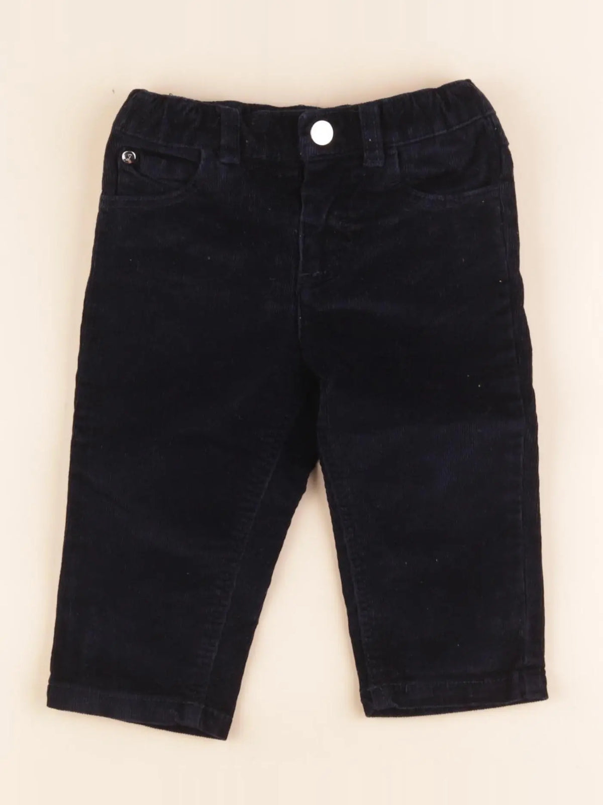 Jacadi - pantalon bleu - 12 mois