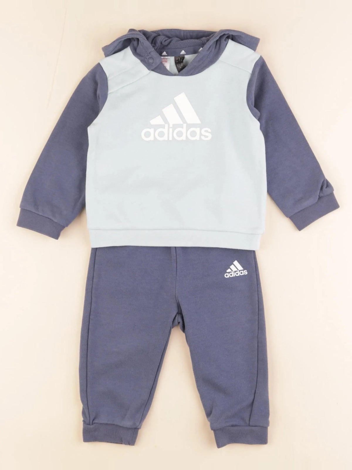 Adidas - ensemble bleu - 9 mois