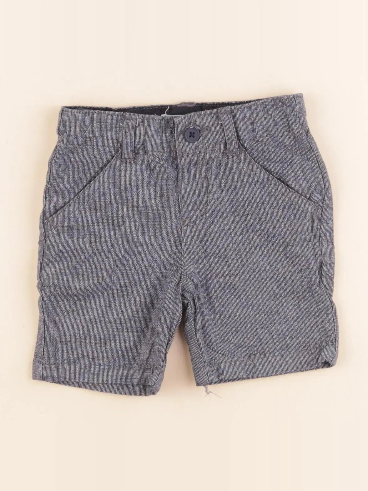 Boutchou - short bleu - 6 mois