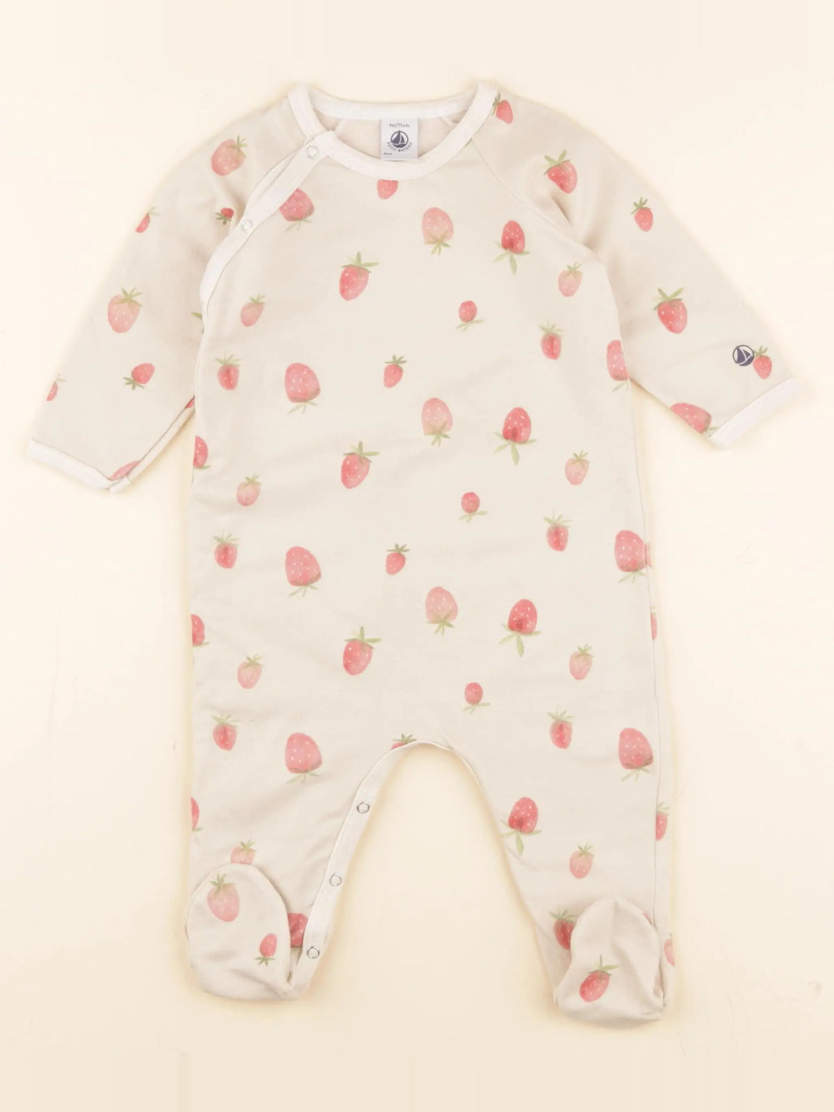 Pyjama coton beige