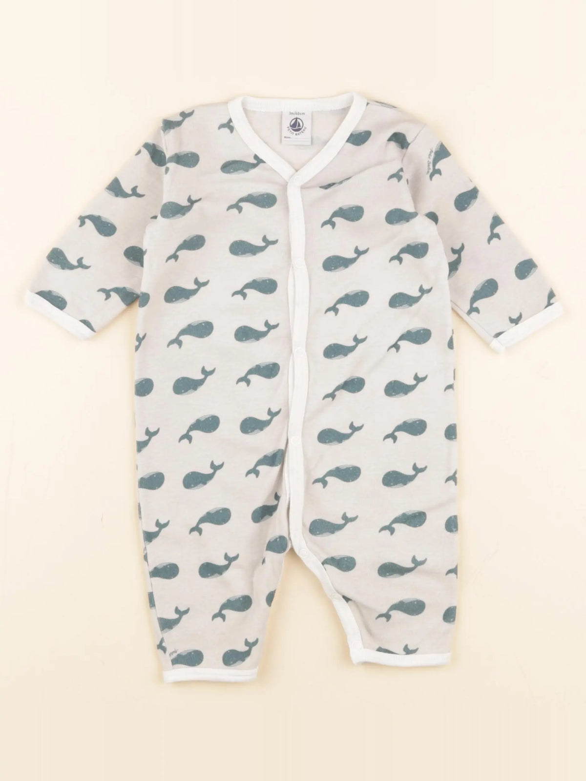 Pyjama coton gris