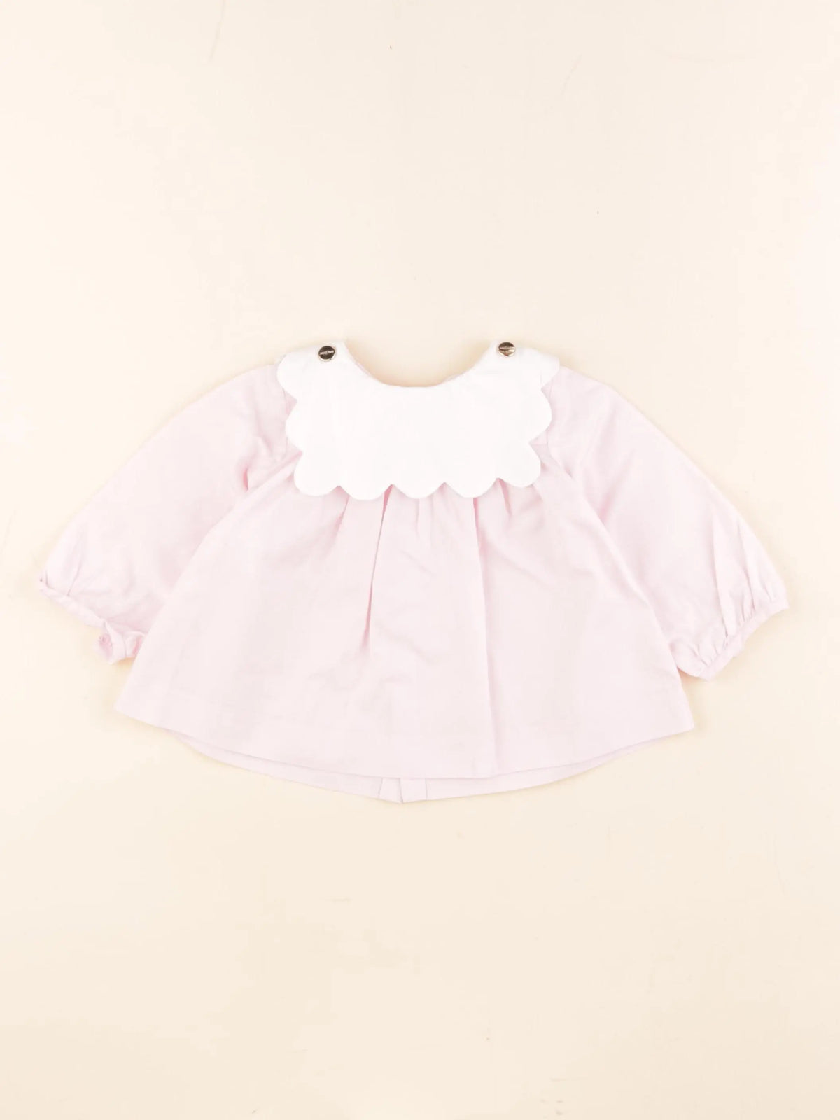 Jacadi - blouse blanc, rose - 6 mois