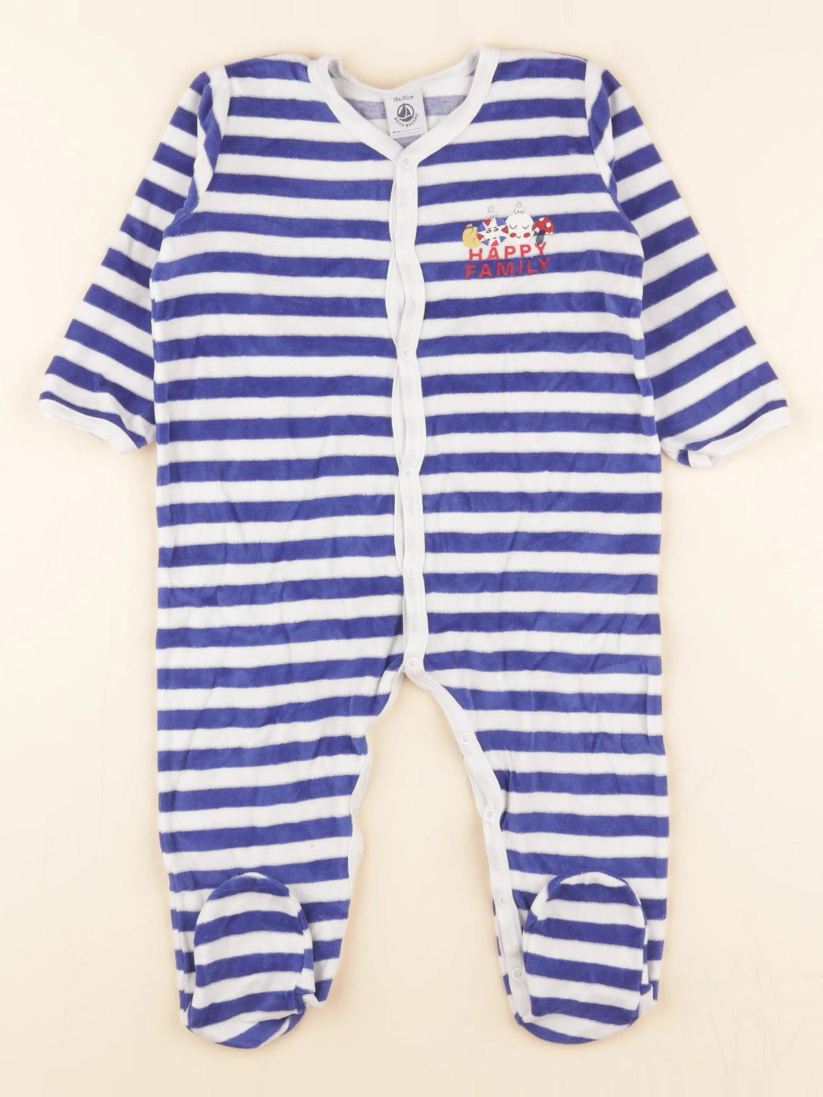 Pyjama velours bleu
