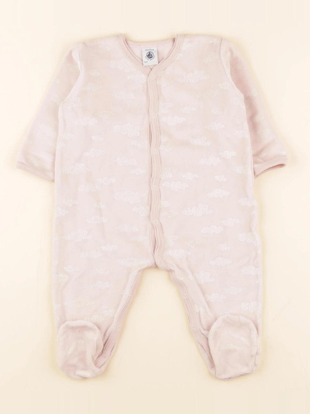 Pyjama velours rose