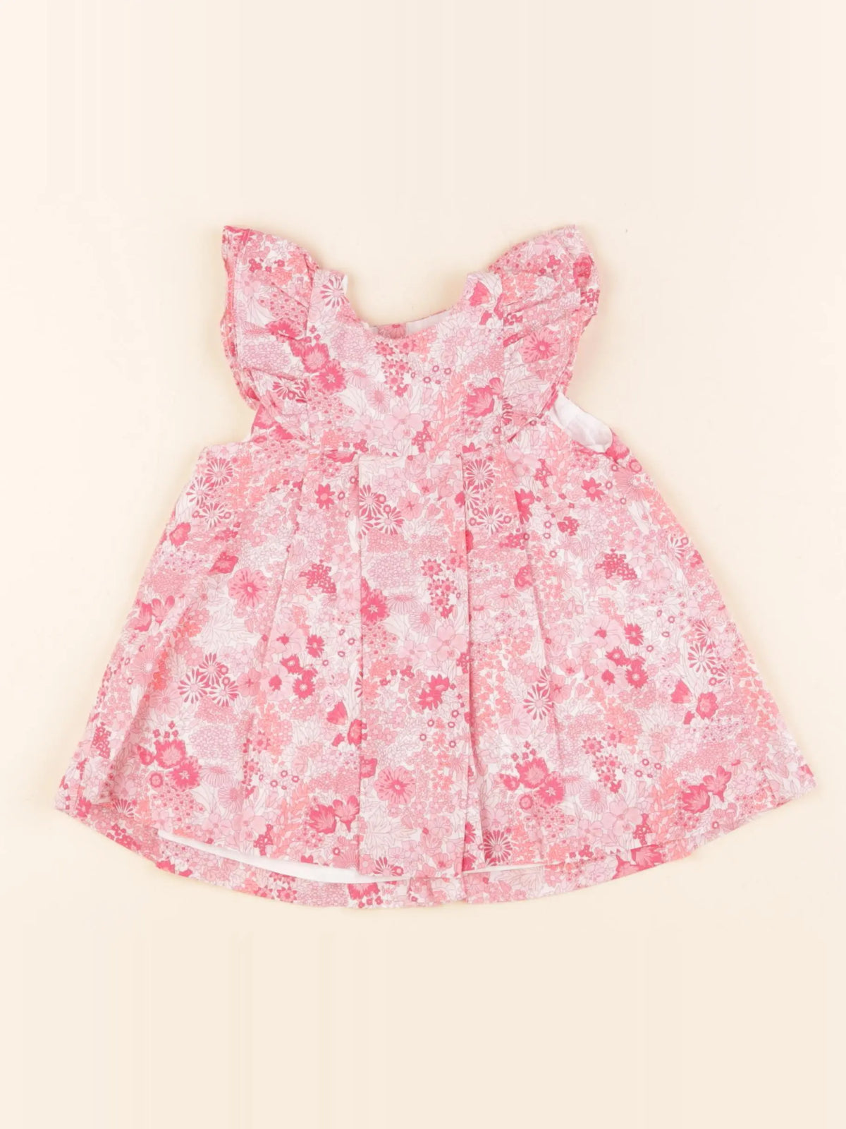 Jacadi - robe liberty rose - 6 mois