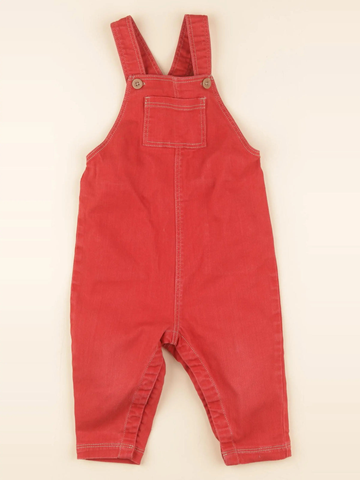 Salopette rouge