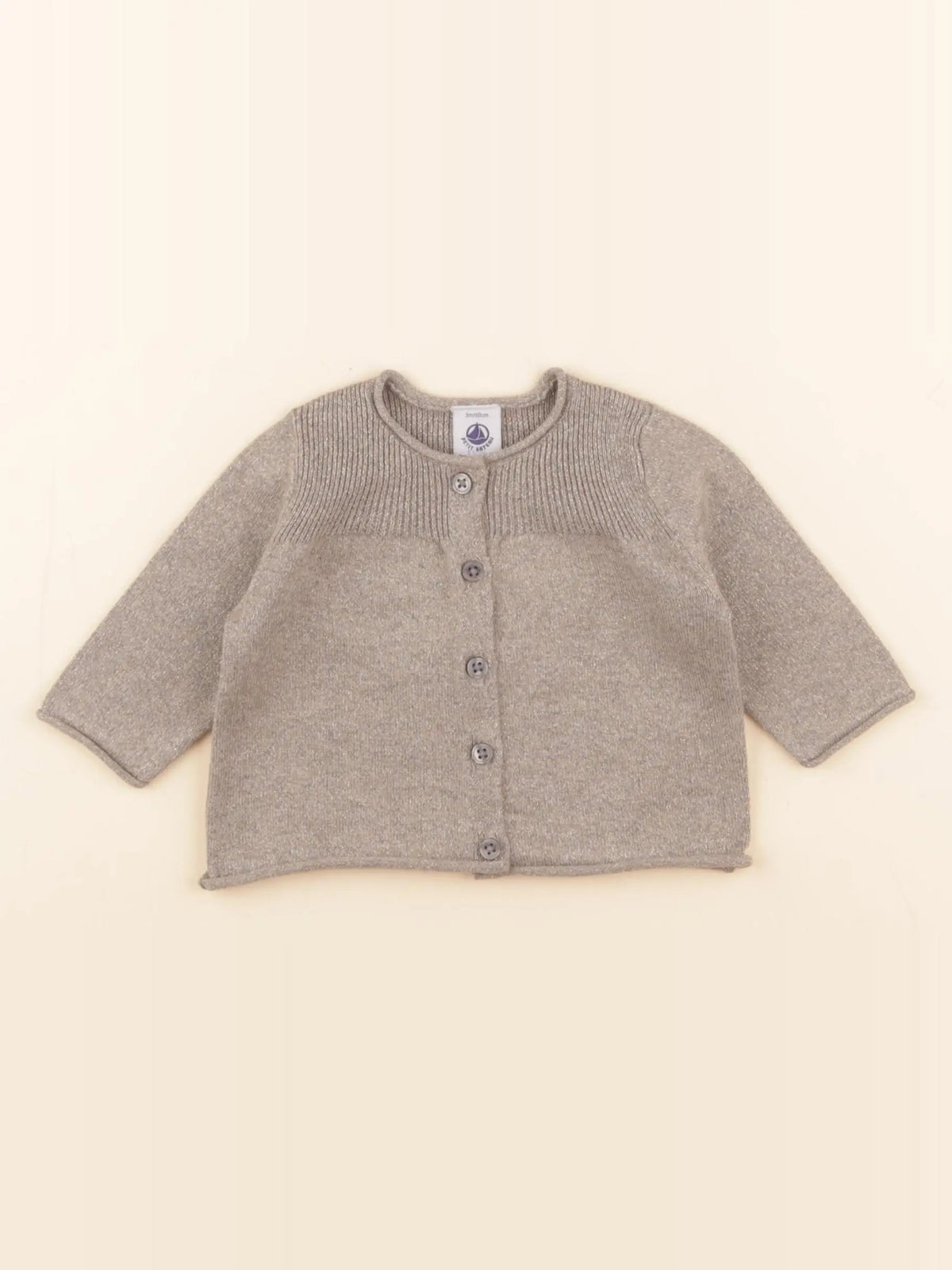 Gilet or, gris