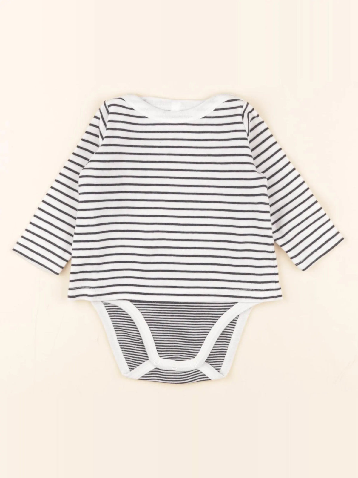 Body tee-shirt blanc, bleu