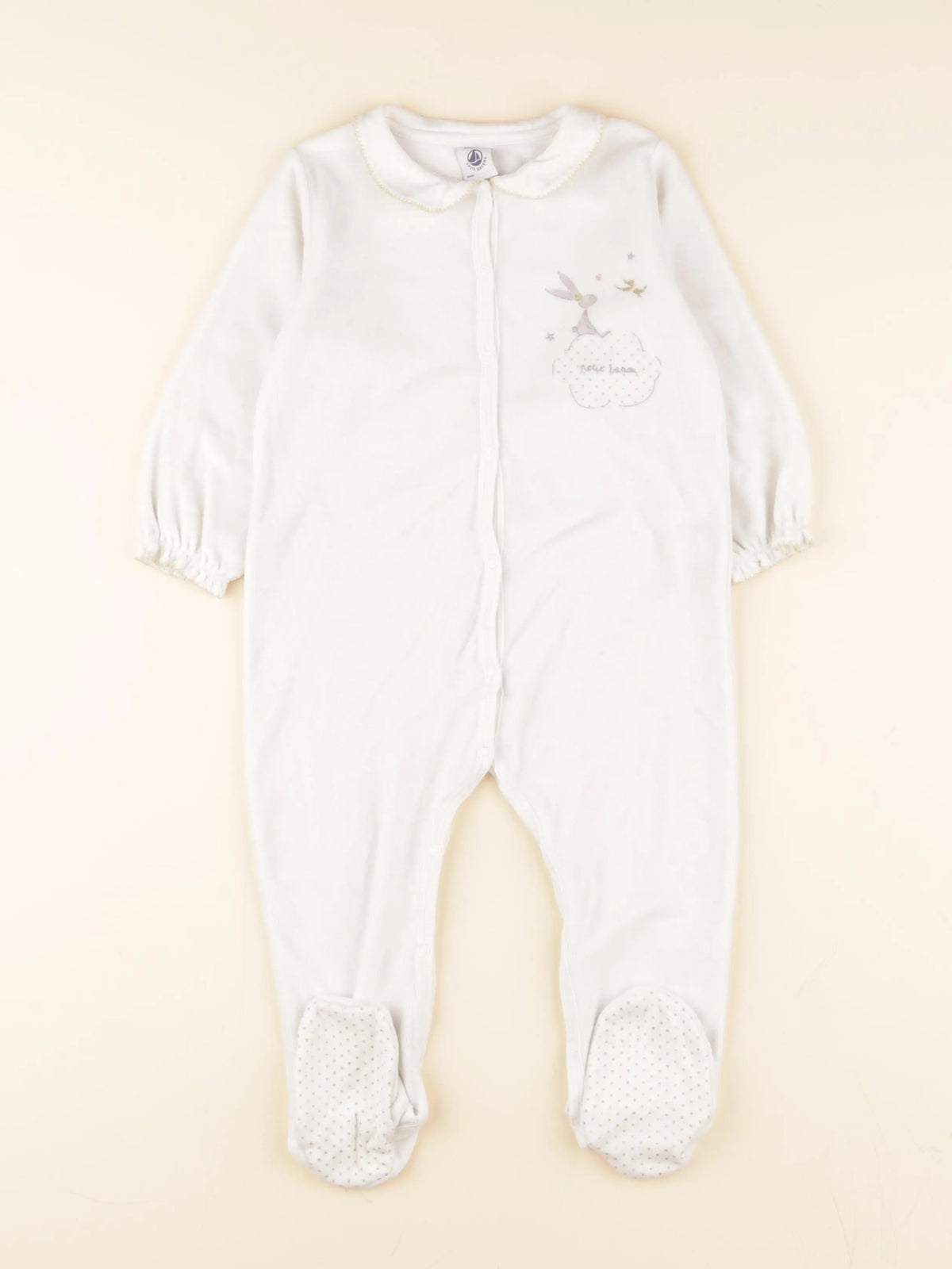 Pyjama velours blanc