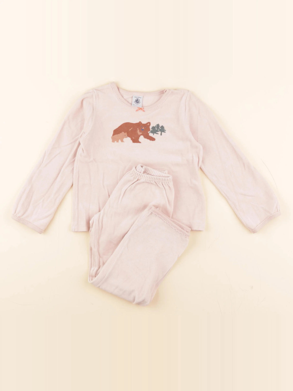 Pyjama velours rose