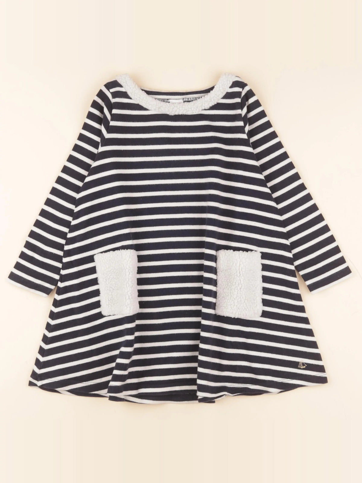 Robe bleu, blanc
