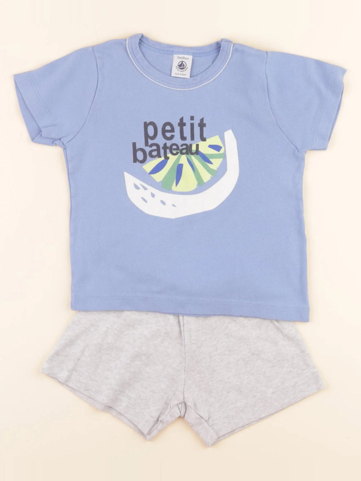 Pyjama coton bleu