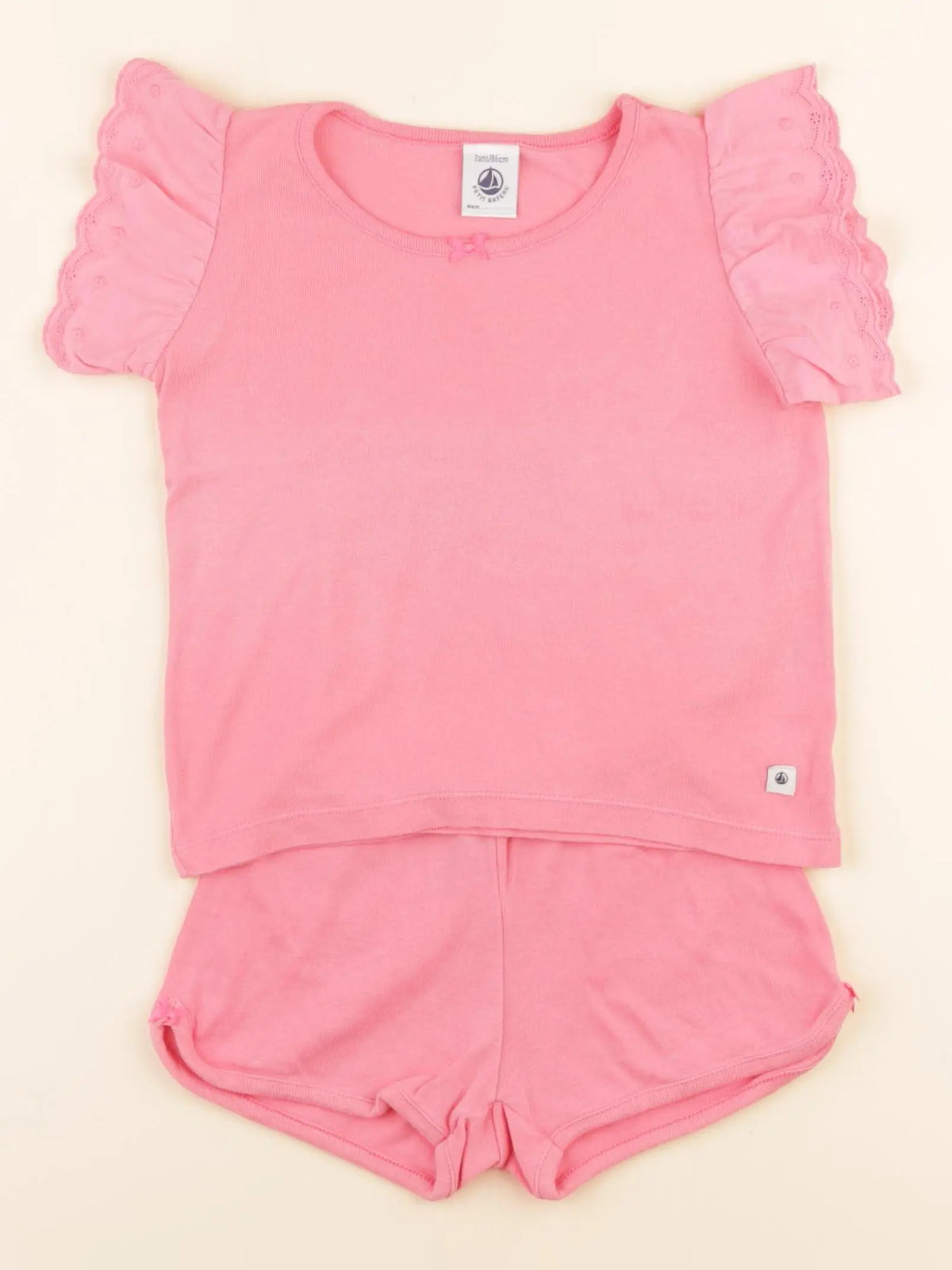 Pyjama coton rose