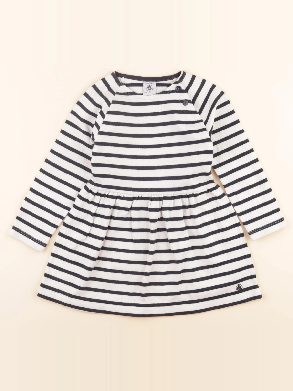Robe blanc, bleu