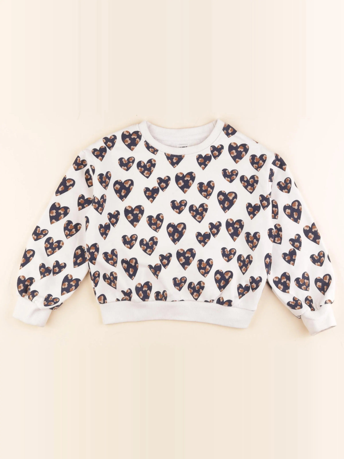 La Redoute - sweat beige, bleu - 6 ans