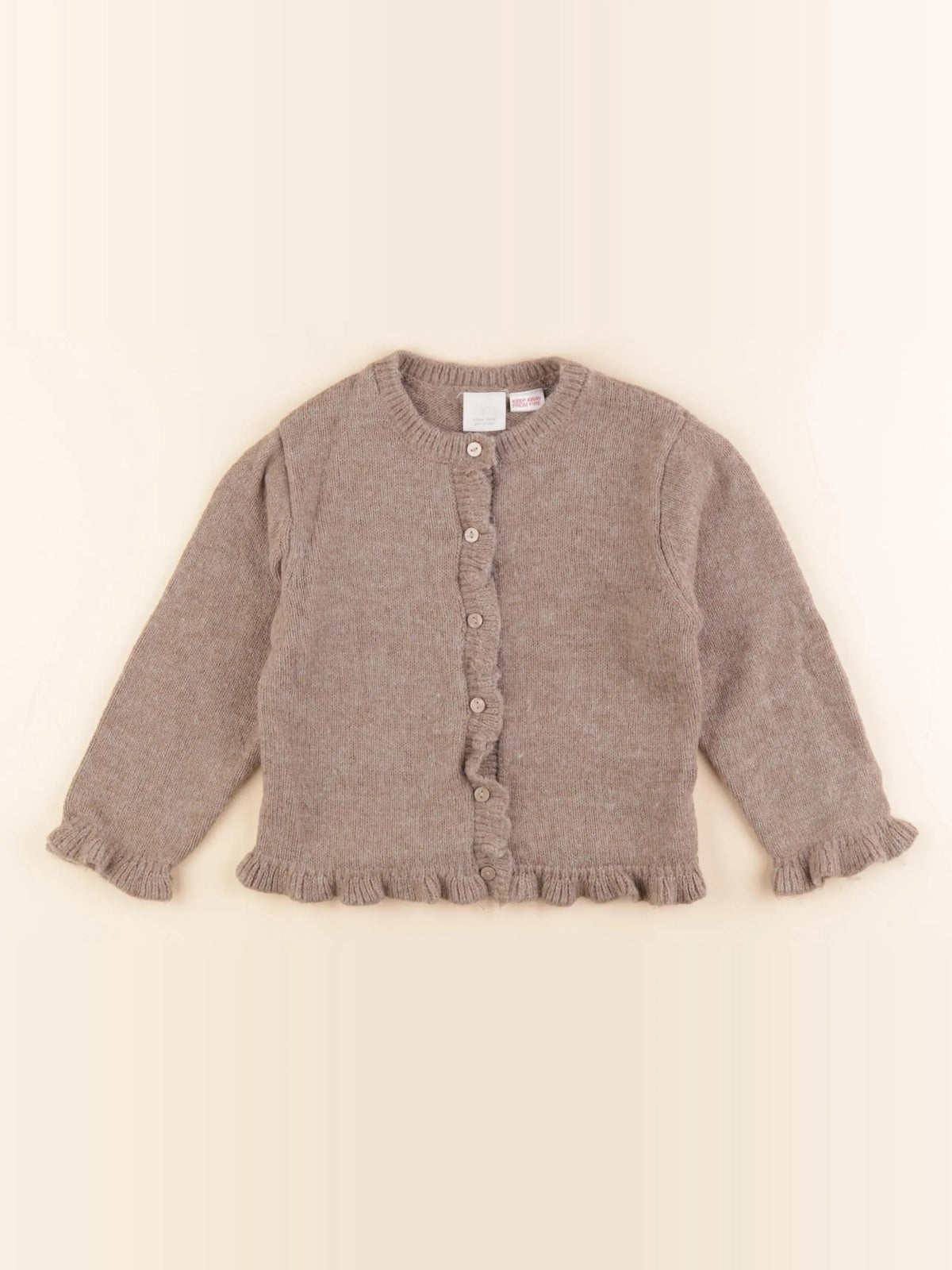Zara - gilet beige - 5 ans