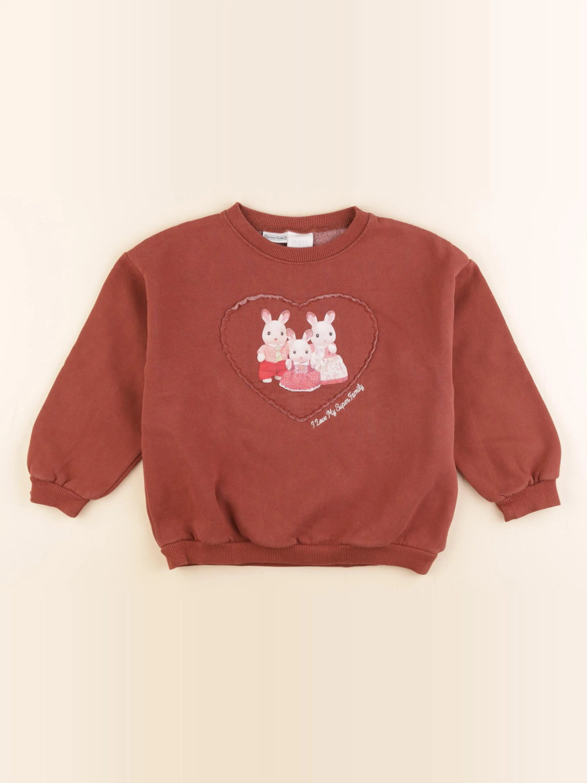 Zara - sweat marron - 6 ans