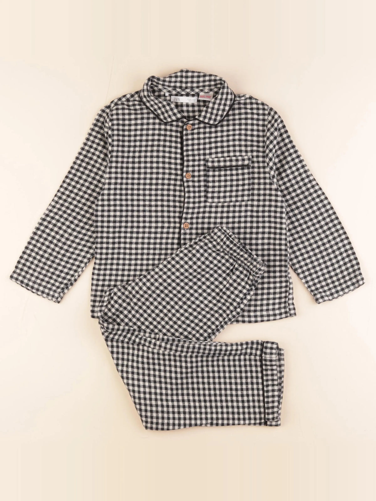 Zara - pyjama coton noir - 6 ans