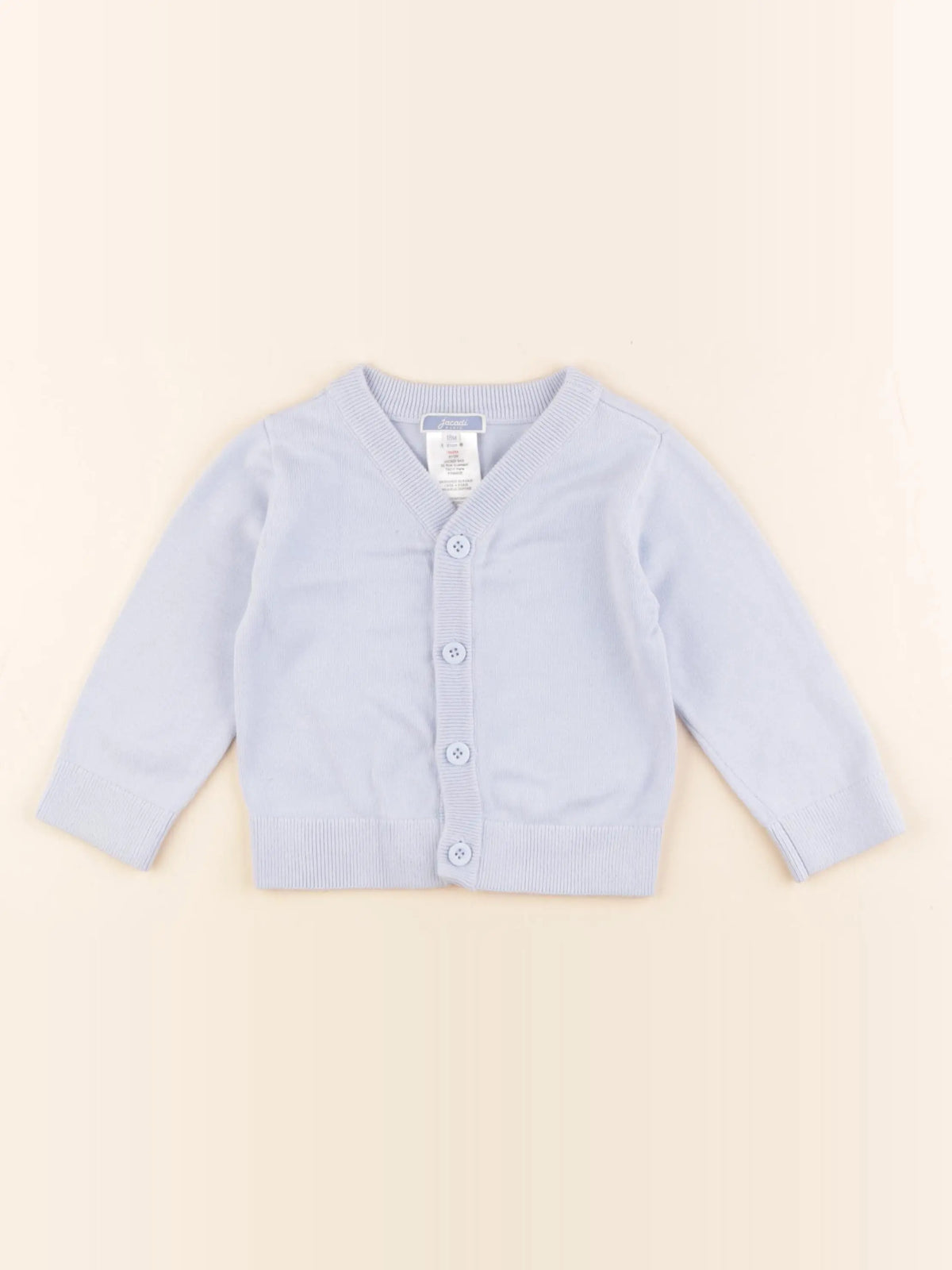 Jacadi - gilet bleu - 18 mois
