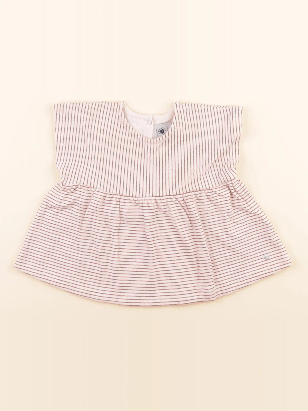 Tee-shirt bronze, blanc