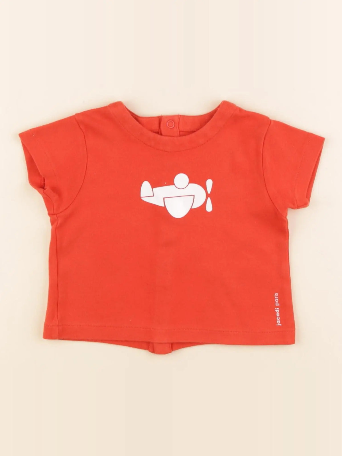 Jacadi - tee-shirt rouge - 6 mois
