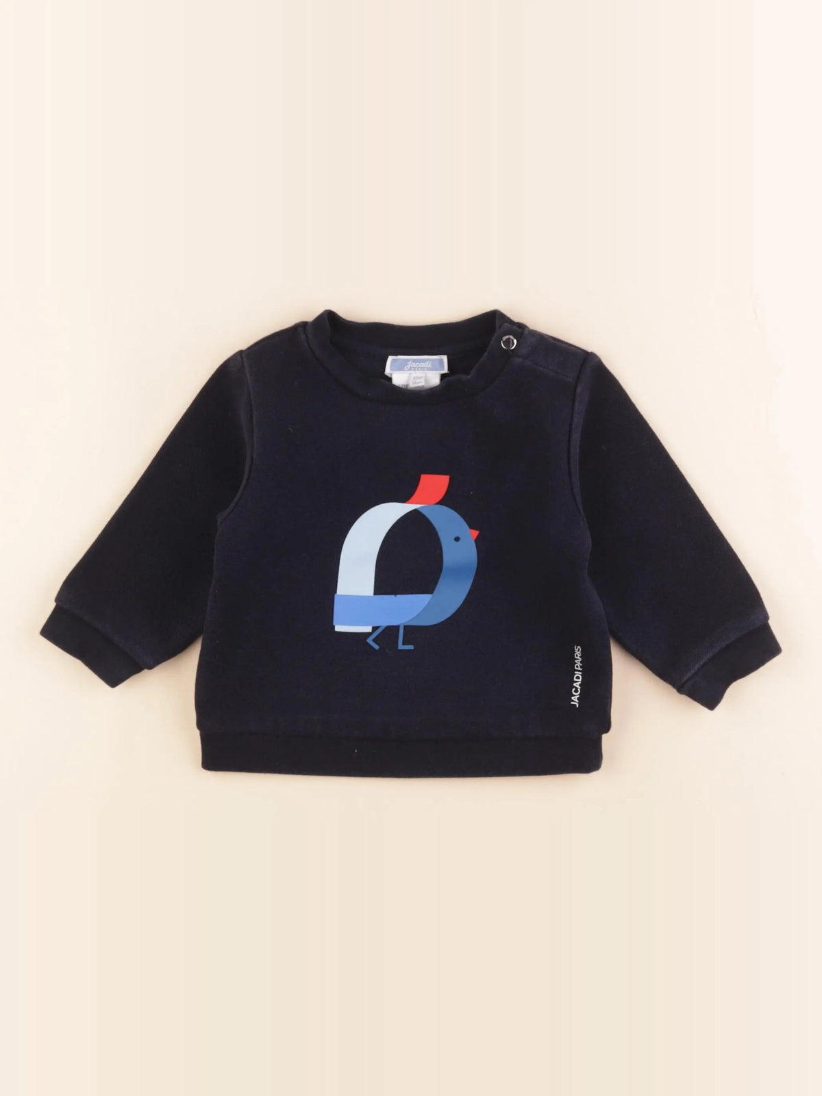 Jacadi - sweat bleu - 12 mois