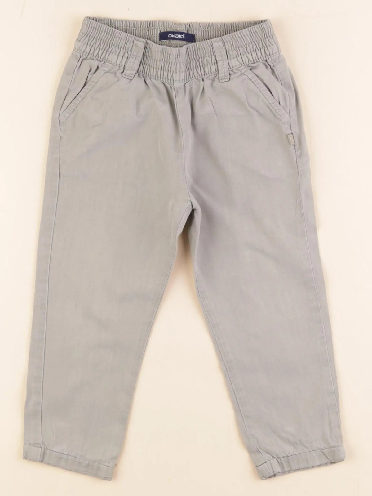 Okaidi - pantalon vert - 3 ans