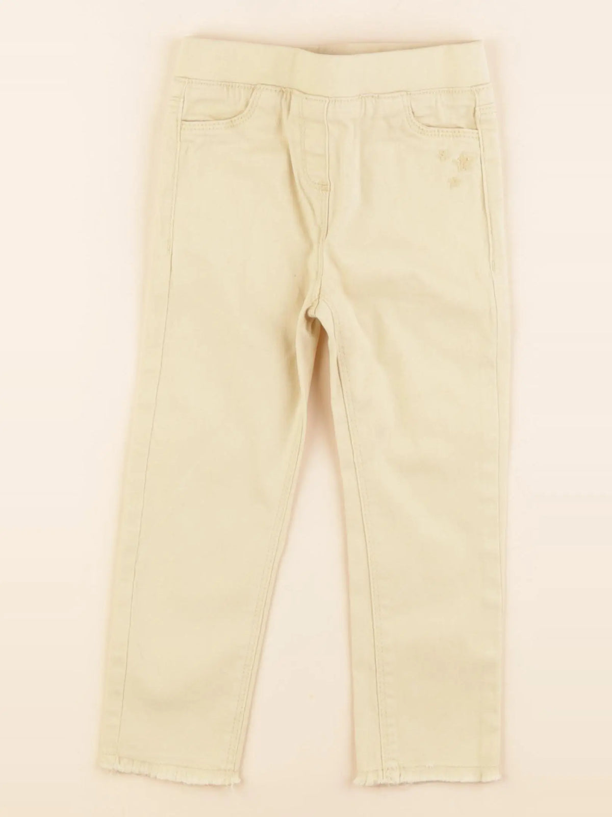 Vertbaudet - jegging jaune - 3 ans