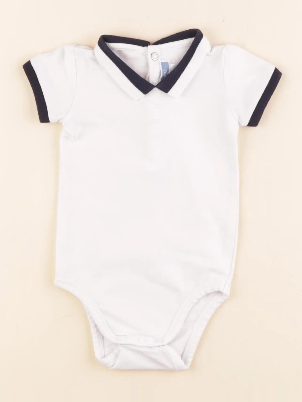 Jacadi - body à col blanc - 6 mois
