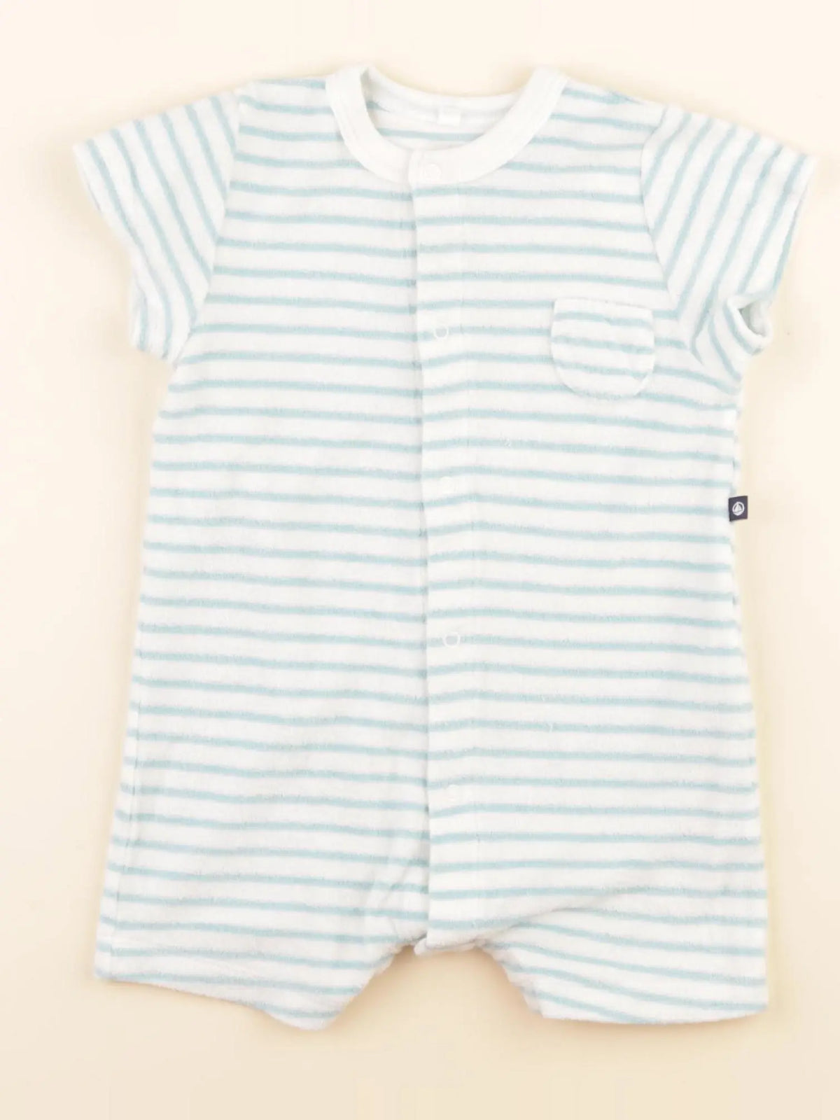 Combinaison bleu, blanc