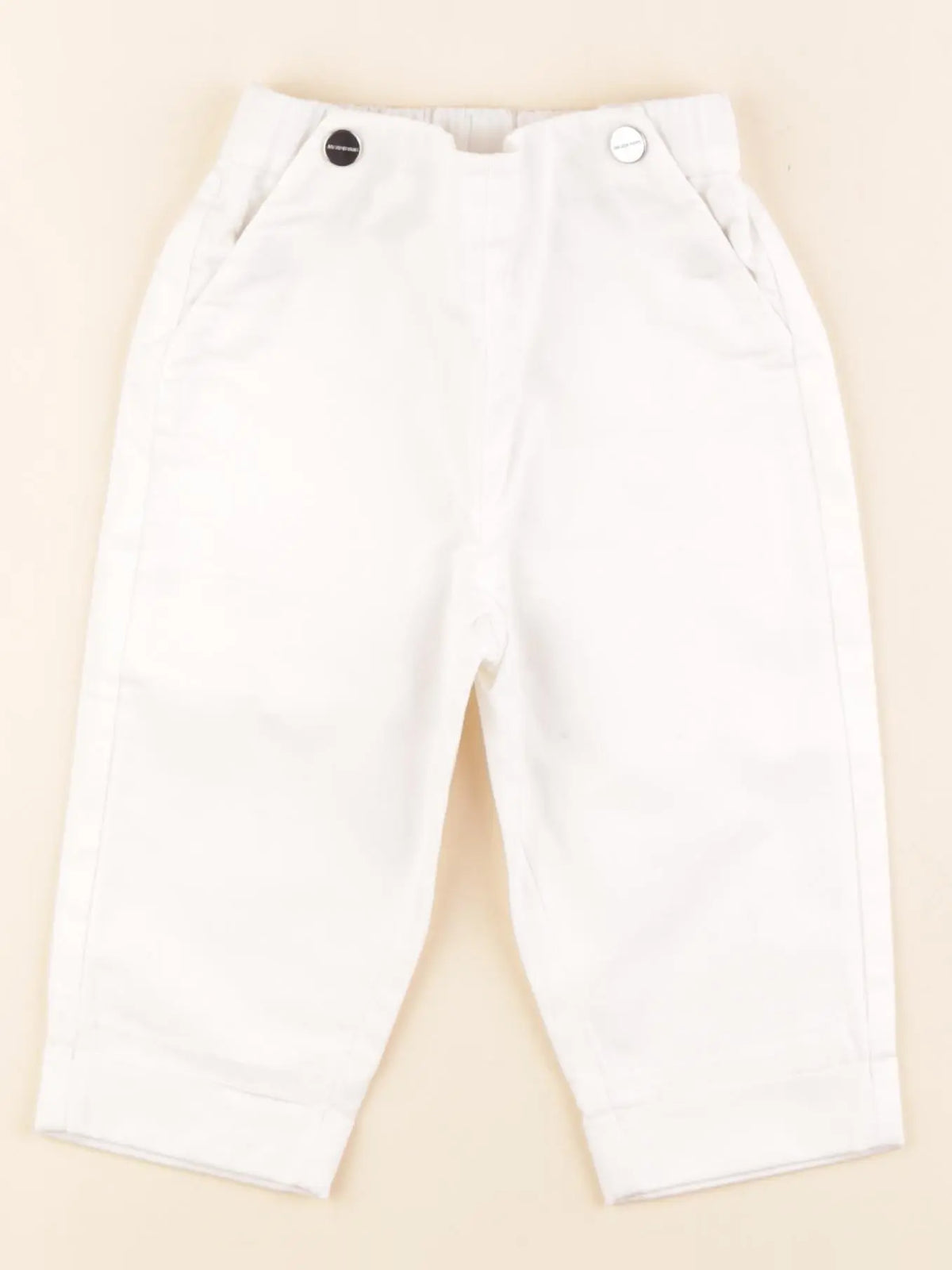 Jacadi - pantalon blanc - 12 mois
