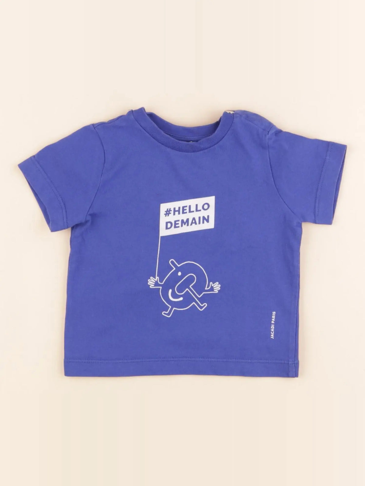 Jacadi - tee-shirt bleu - 6 mois
