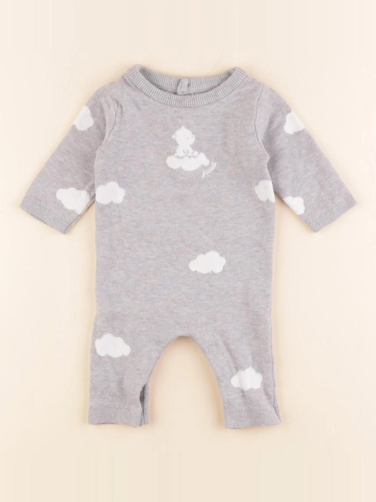Jacadi - combinaison gris - 3 mois