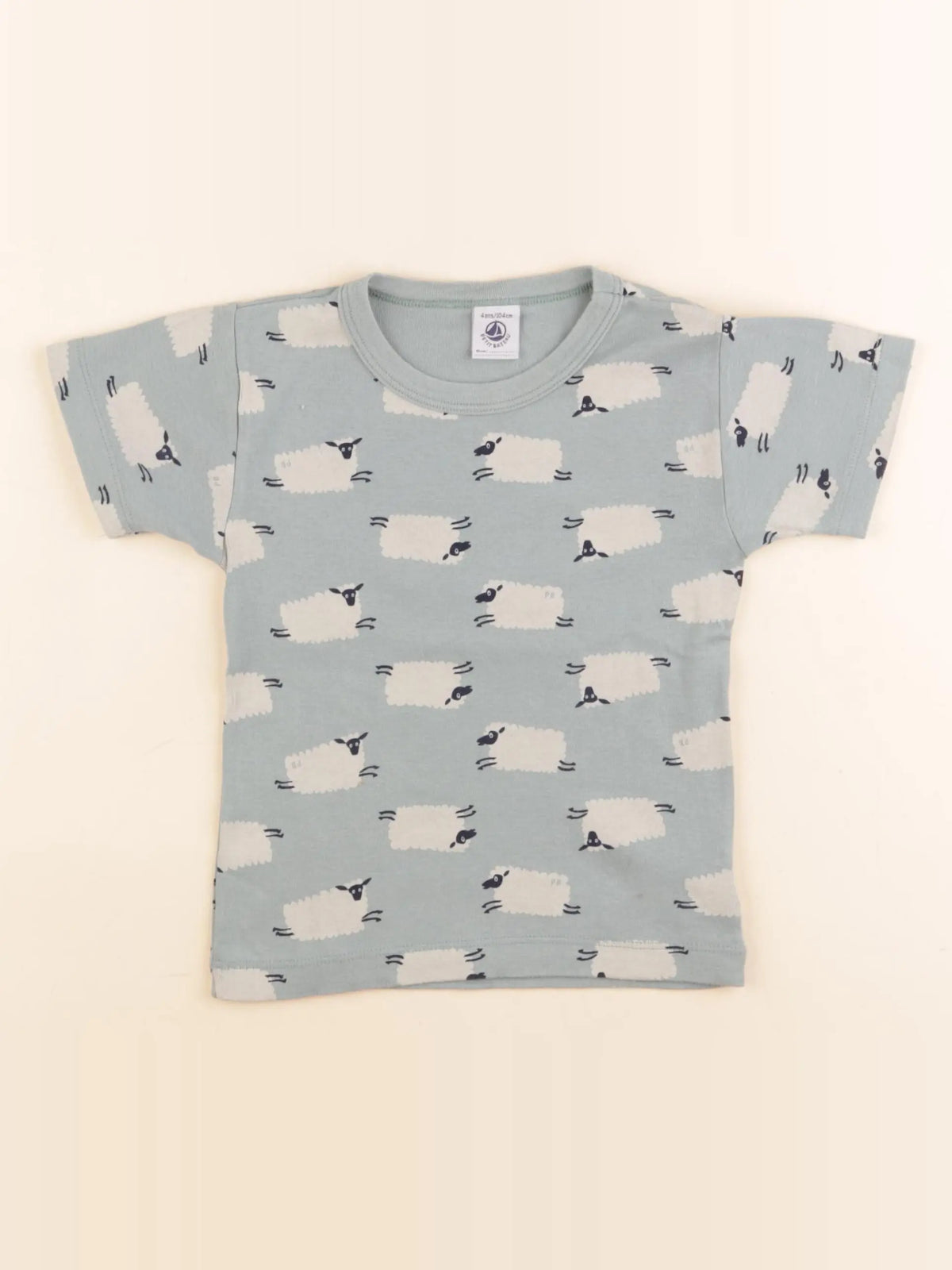 Petit Bateau - maillot de corps vert - 4 ans