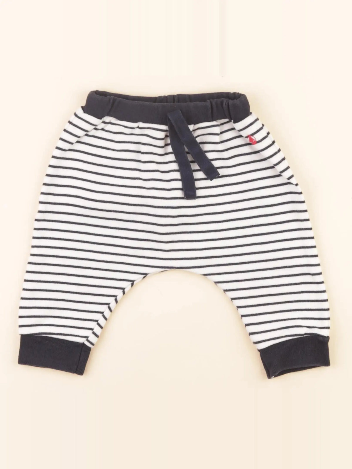 Jogging bleu, blanc