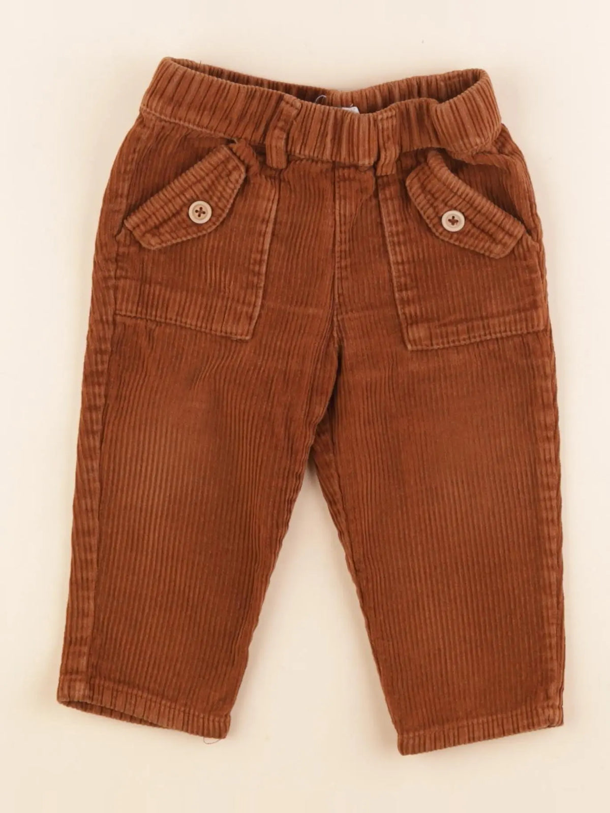 Boutchou - pantalon marron - 9 mois