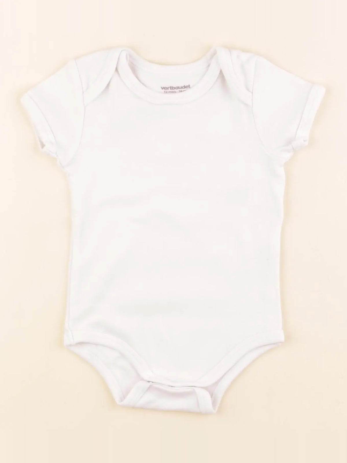 Vertbaudet - body blanc - 12 mois