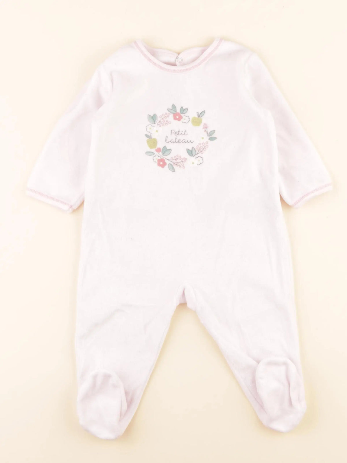 Pyjama velours rose