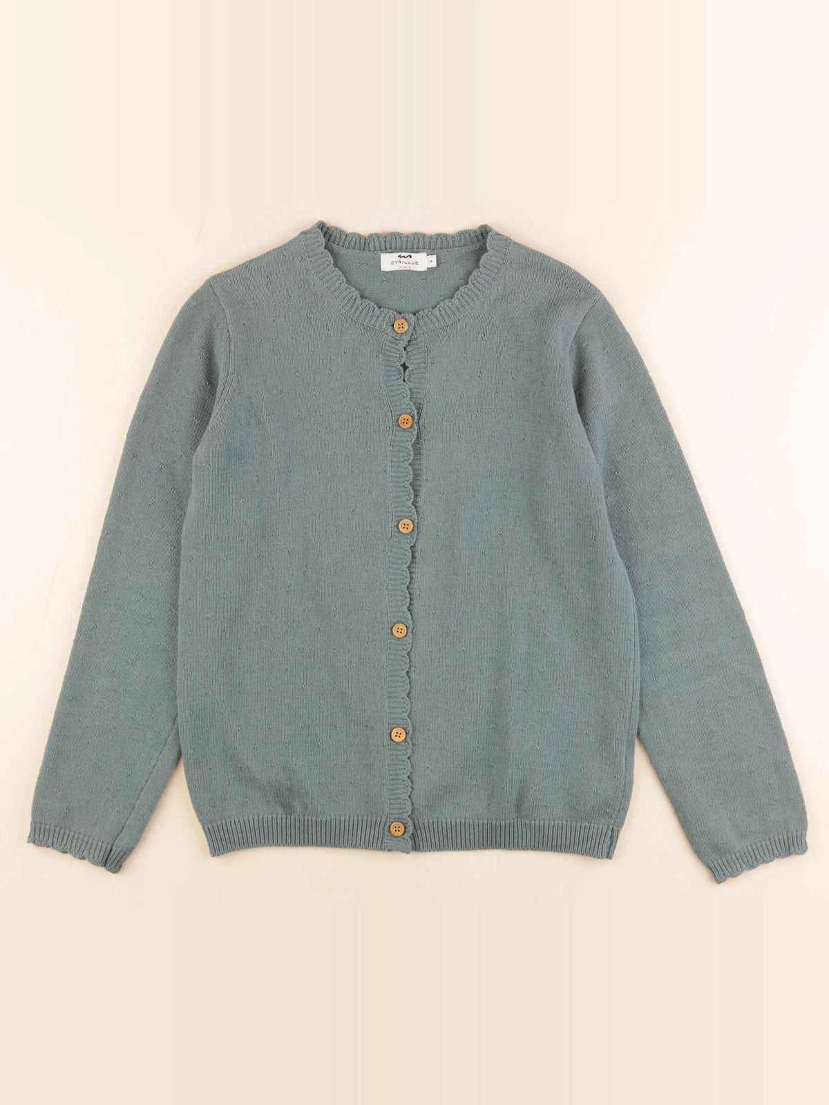 Cyrillus - gilet bleu - 14 ans