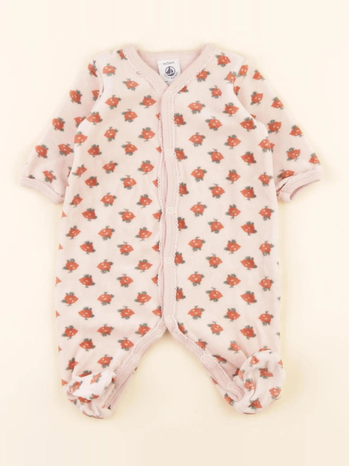 Pyjama velours rose