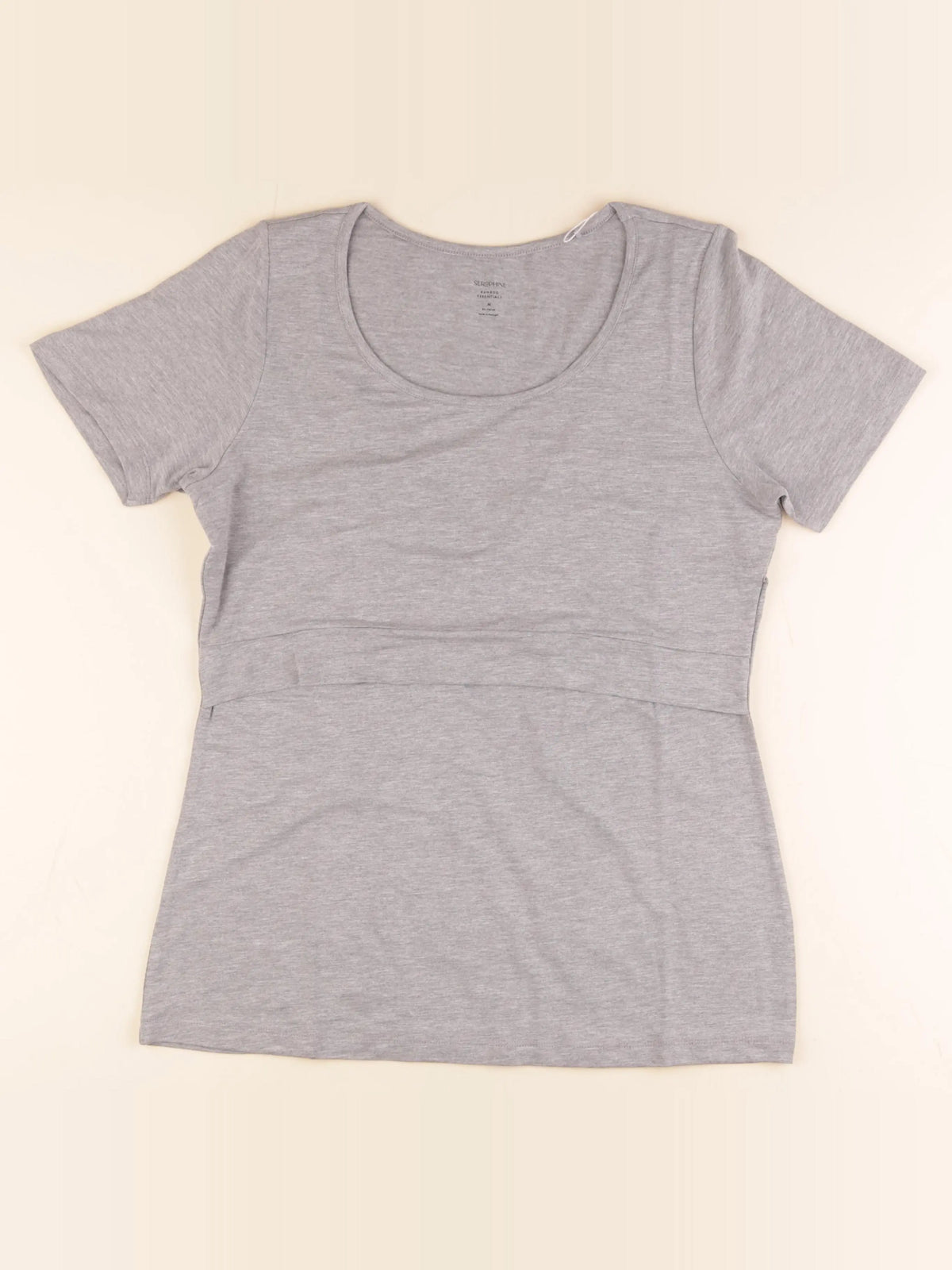 Seraphine - tee-shirt grossesse, allaitement gris - M
