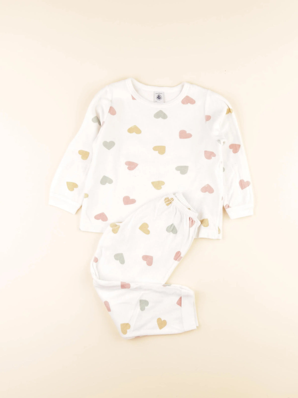 Pyjama velours multicolore