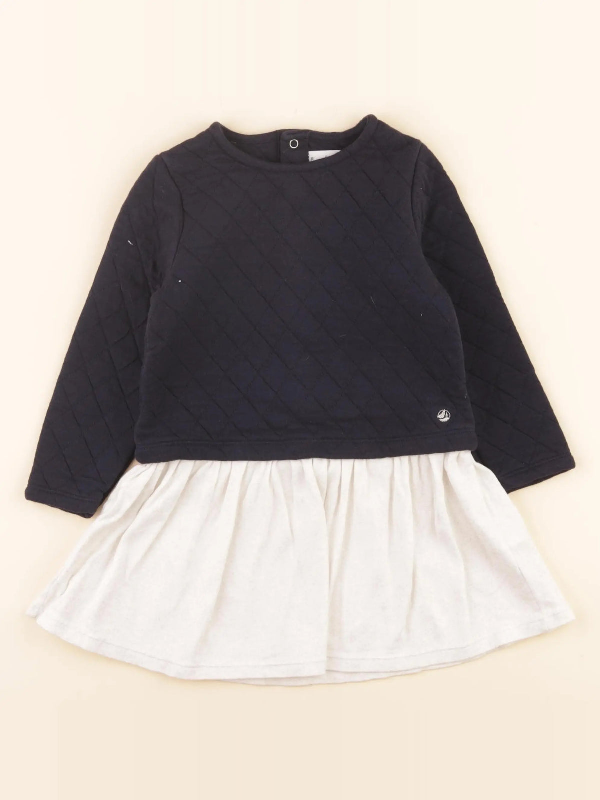 Robe blanc, bleu