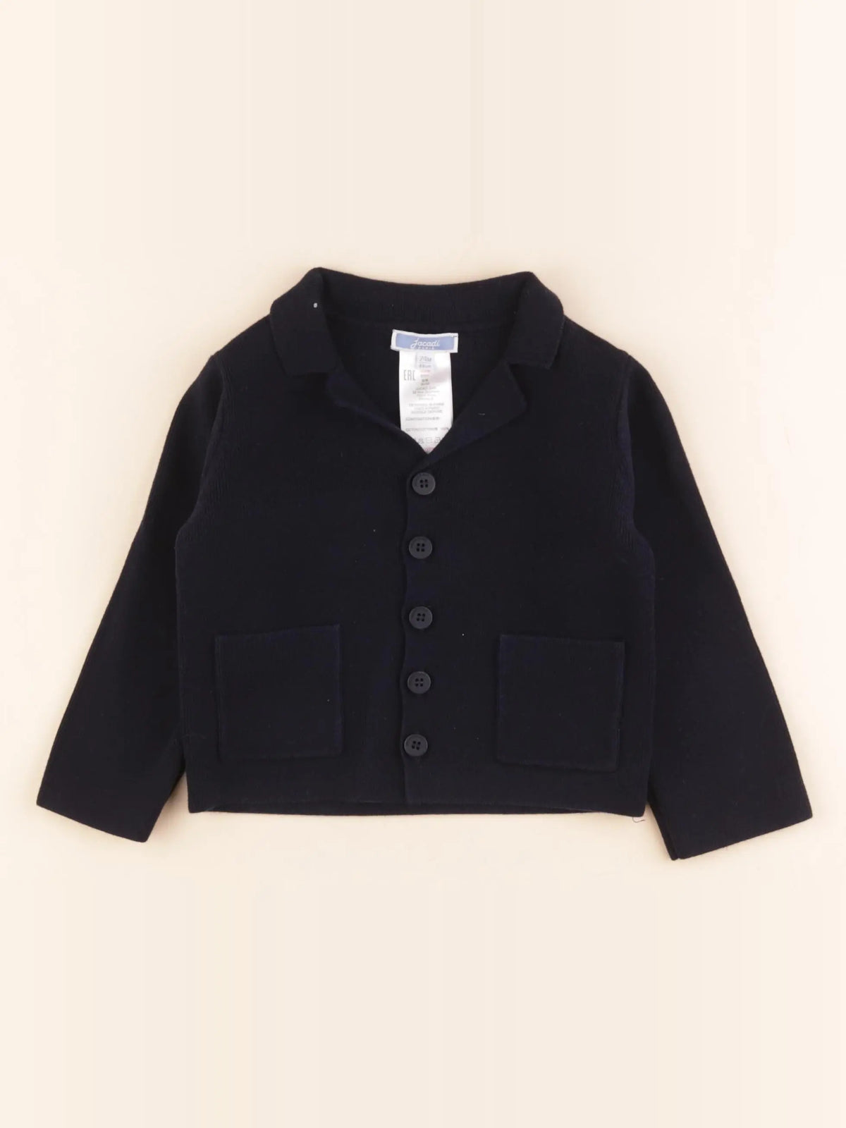 Jacadi - gilet bleu - 24 mois