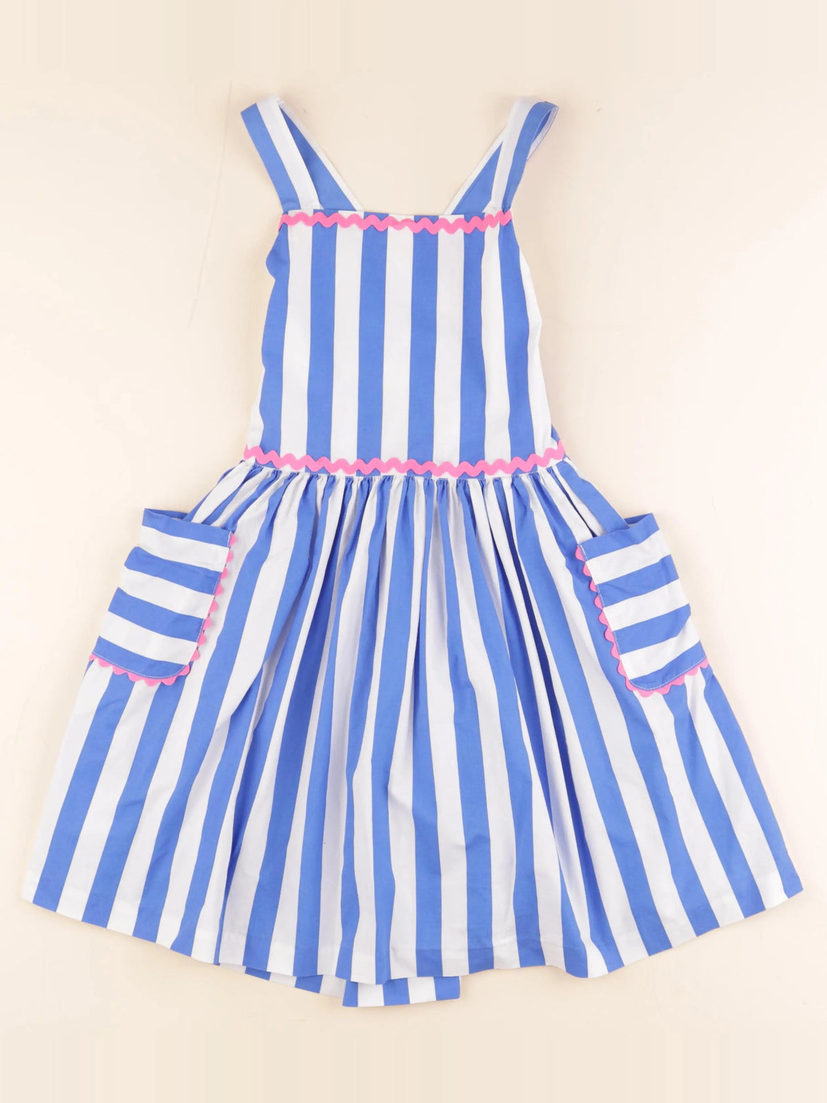 Jacadi - robe blanc, bleu - 8 ans