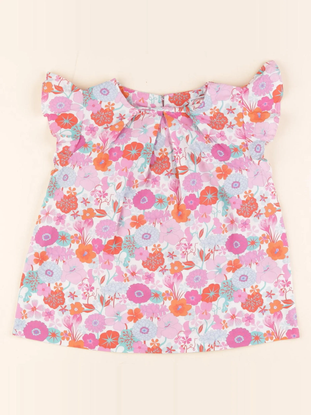 Jacadi - blouse liberty rose - 8 ans
